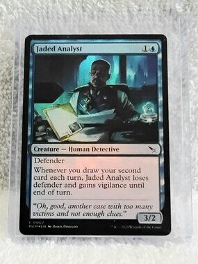 5/$20 Mint 2024 MTG Jaded Analyst C Foil Card 0062 Deckmaster!!